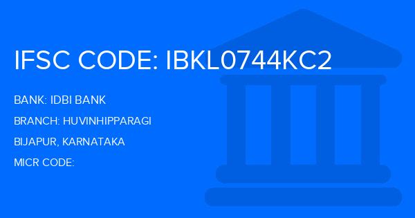 Idbi Bank Huvinhipparagi Branch IFSC Code