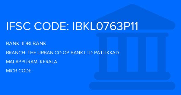 Idbi Bank The Urban Co Op Bank Ltd Pattikkad Branch IFSC Code