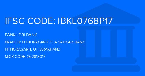 Idbi Bank Pithoragarh Zila Sahkari Bank Branch IFSC Code