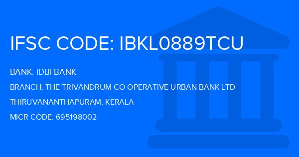 Idbi Bank The Trivandrum Co Operative Urban Bank Ltd Branch IFSC Code