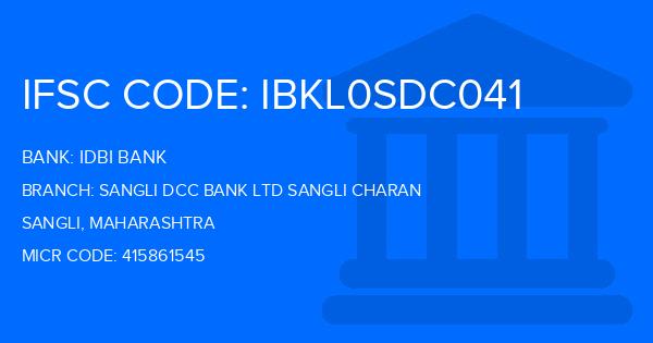 Idbi Bank Sangli Dcc Bank Ltd Sangli Charan Branch IFSC Code