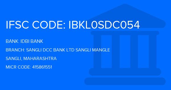 Idbi Bank Sangli Dcc Bank Ltd Sangli Mangle Branch IFSC Code