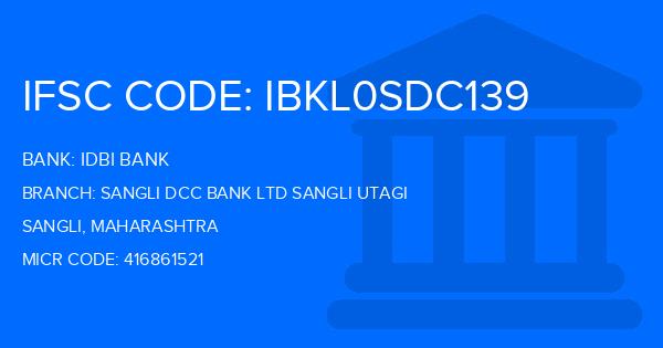 Idbi Bank Sangli Dcc Bank Ltd Sangli Utagi Branch IFSC Code