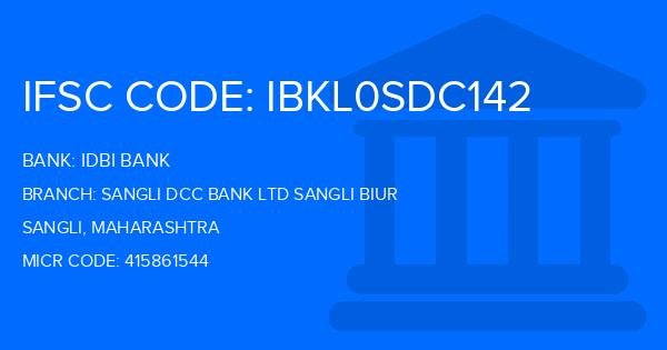 Idbi Bank Sangli Dcc Bank Ltd Sangli Biur Branch IFSC Code