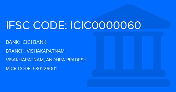 Icici Bank Vishakapatnam Branch IFSC Code