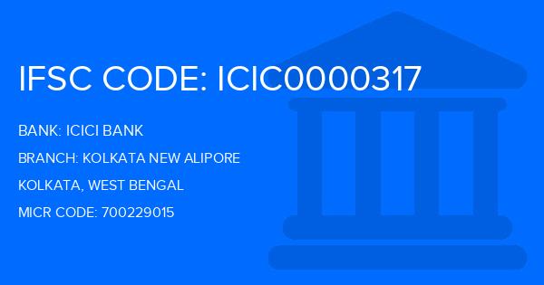 Icici Bank Kolkata New Alipore Branch IFSC Code