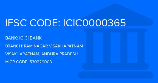 Icici Bank Ram Nagar Visakhapatnam Branch IFSC Code
