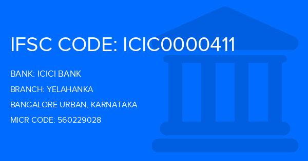 Icici Bank Yelahanka Branch IFSC Code