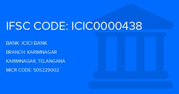 Icici Bank Karimnagar Branch IFSC Code