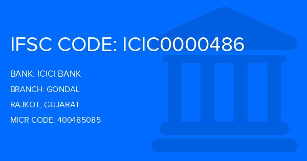 Icici Bank Gondal Branch IFSC Code