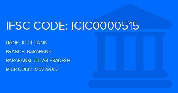 Icici Bank Barabanki Branch IFSC Code