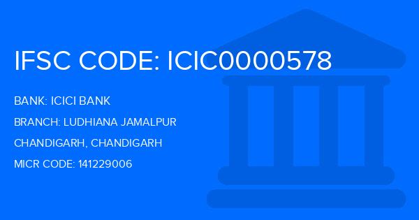Icici Bank Ludhiana Jamalpur Branch IFSC Code