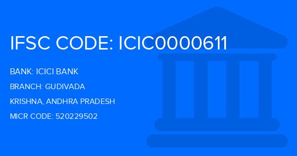 Icici Bank Gudivada Branch IFSC Code
