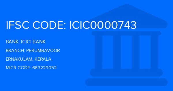 Icici Bank Perumbavoor Branch IFSC Code