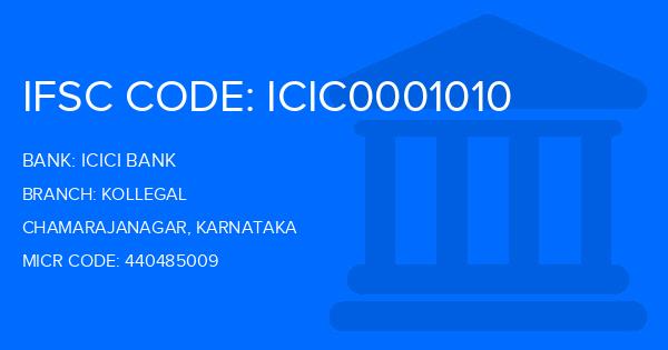 Icici Bank Kollegal Branch IFSC Code