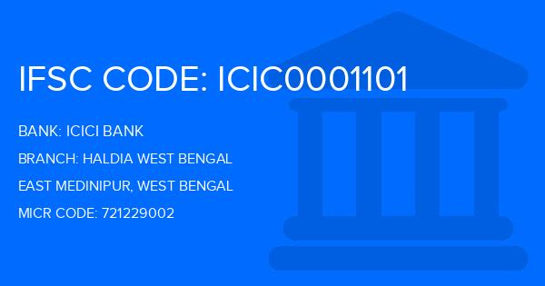 Icici Bank Haldia West Bengal Branch IFSC Code
