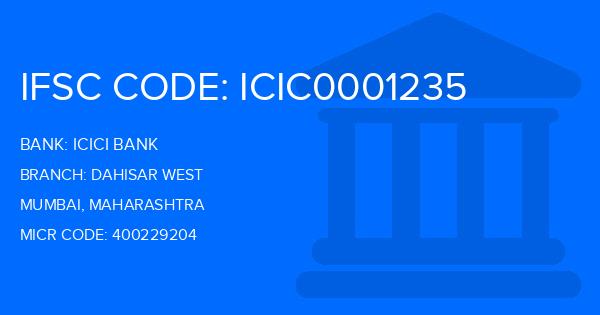 Icici Bank Dahisar West Branch IFSC Code