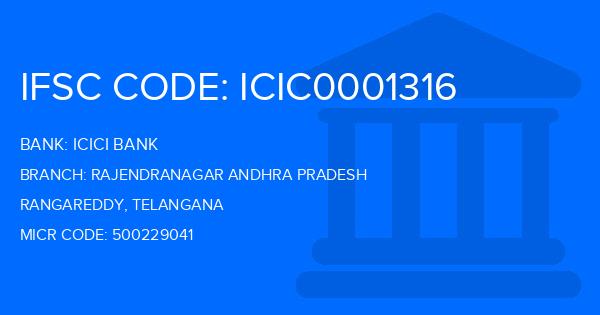 Icici Bank Rajendranagar Andhra Pradesh Branch IFSC Code