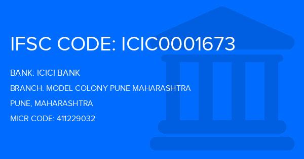 Icici Bank Model Colony Pune Maharashtra Branch IFSC Code
