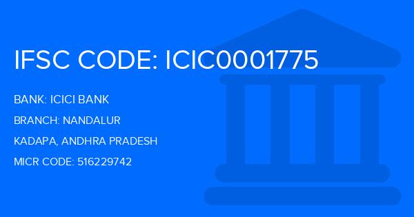 Icici Bank Nandalur Branch IFSC Code