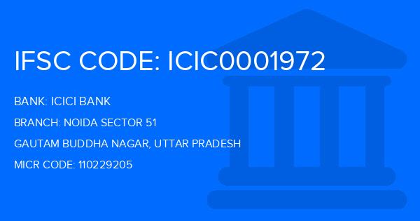 Icici Bank Noida Sector 51 Branch IFSC Code