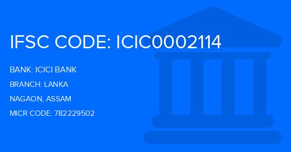 Icici Bank Lanka Branch IFSC Code
