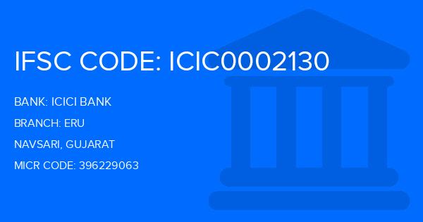Icici Bank Eru Branch IFSC Code