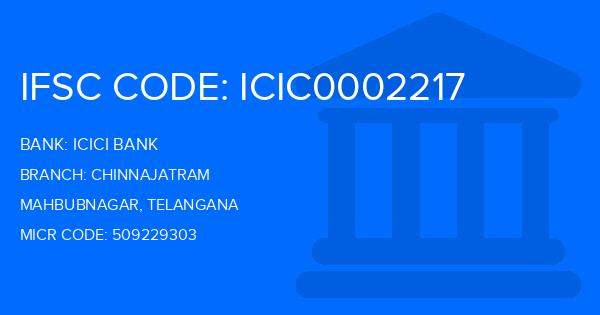 Icici Bank Chinnajatram Branch IFSC Code