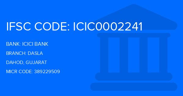 Icici Bank Dasla Branch IFSC Code