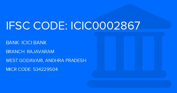 Icici Bank Rajavaram Branch IFSC Code