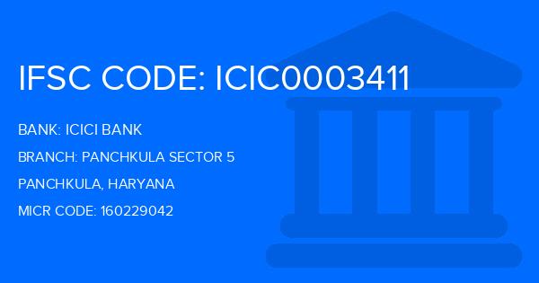 Icici Bank Panchkula Sector 5 Branch IFSC Code