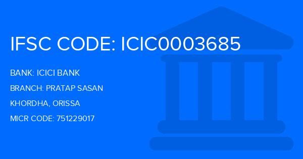 Icici Bank Pratap Sasan Branch IFSC Code