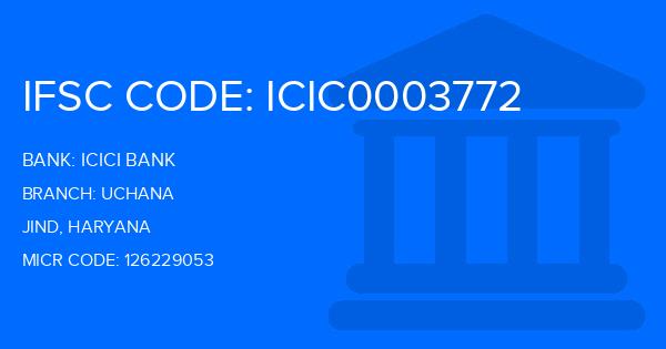 Icici Bank Uchana Branch IFSC Code