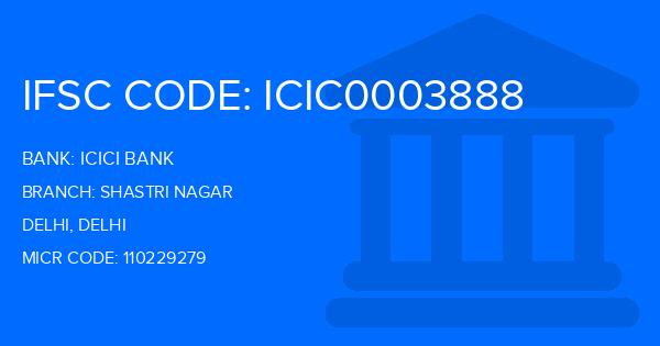 Icici Bank Shastri Nagar Branch IFSC Code