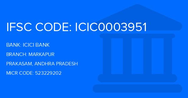 Icici Bank Markapur Branch IFSC Code