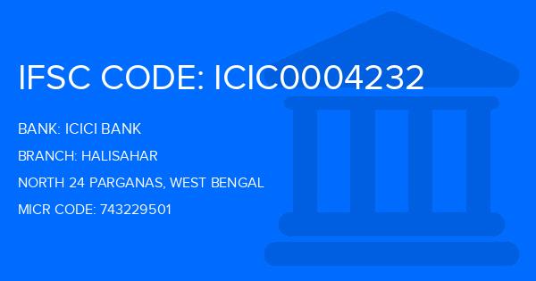 Icici Bank Halisahar Branch IFSC Code