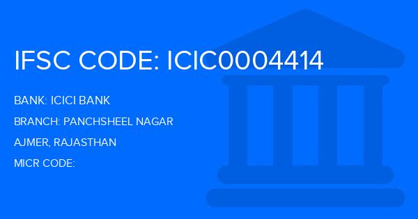 Icici Bank Panchsheel Nagar Branch IFSC Code