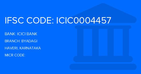 Icici Bank Byadagi Branch IFSC Code