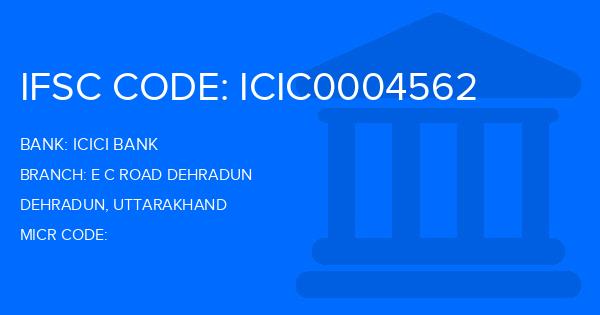 Icici Bank E C Road Dehradun Branch IFSC Code