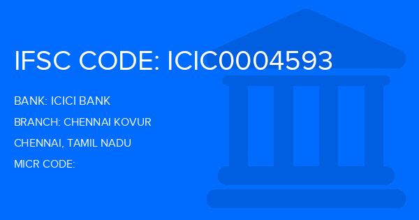Icici Bank Chennai Kovur Branch IFSC Code