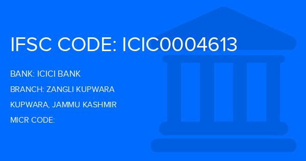 Icici Bank Zangli Kupwara Branch IFSC Code
