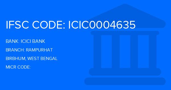 Icici Bank Rampurhat Branch IFSC Code