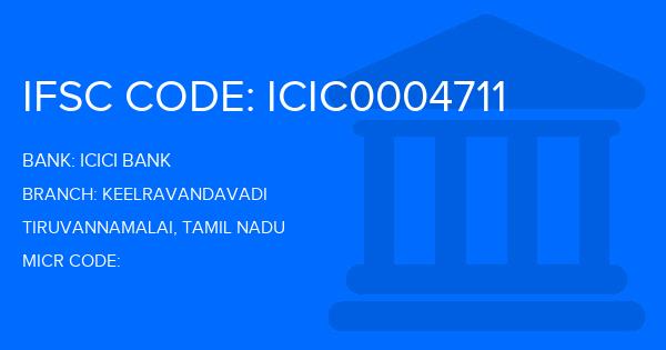 Icici Bank Keelravandavadi Branch IFSC Code