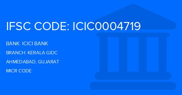 Icici Bank Kerala Gidc Branch IFSC Code