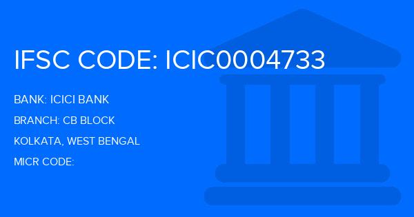 Icici Bank Cb Block Branch IFSC Code