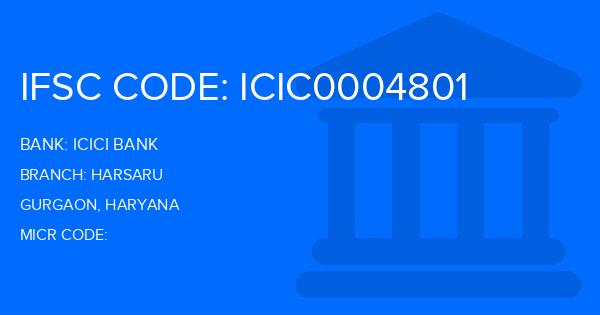Icici Bank Harsaru Branch IFSC Code