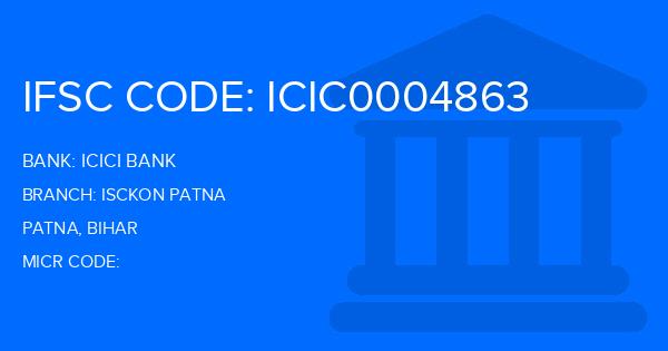 Icici Bank Isckon Patna Branch IFSC Code