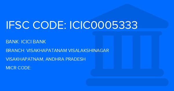 Icici Bank Visakhapatanam Visalakshinagar Branch IFSC Code