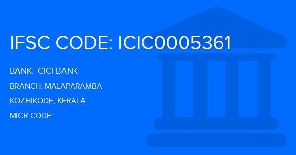 Icici Bank Malaparamba Branch IFSC Code