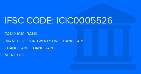 Icici Bank Sector Twenty One Chandigarh Branch IFSC Code